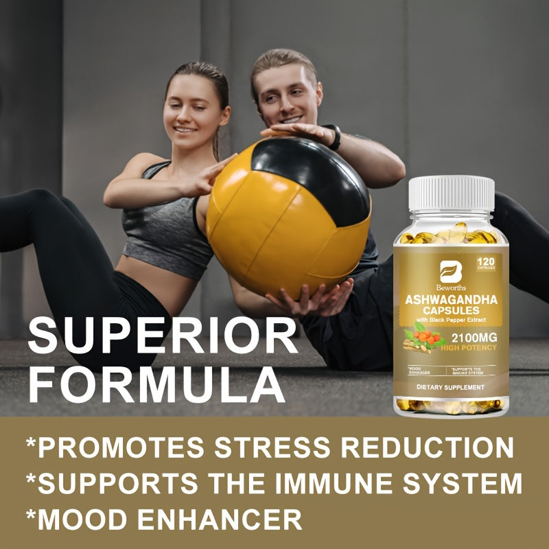 BEWORTHS Ashwagandha 1300mg Energy & Mood Support