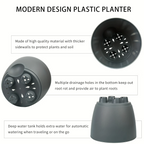 Curved Shape Smart Watering Plant Pots