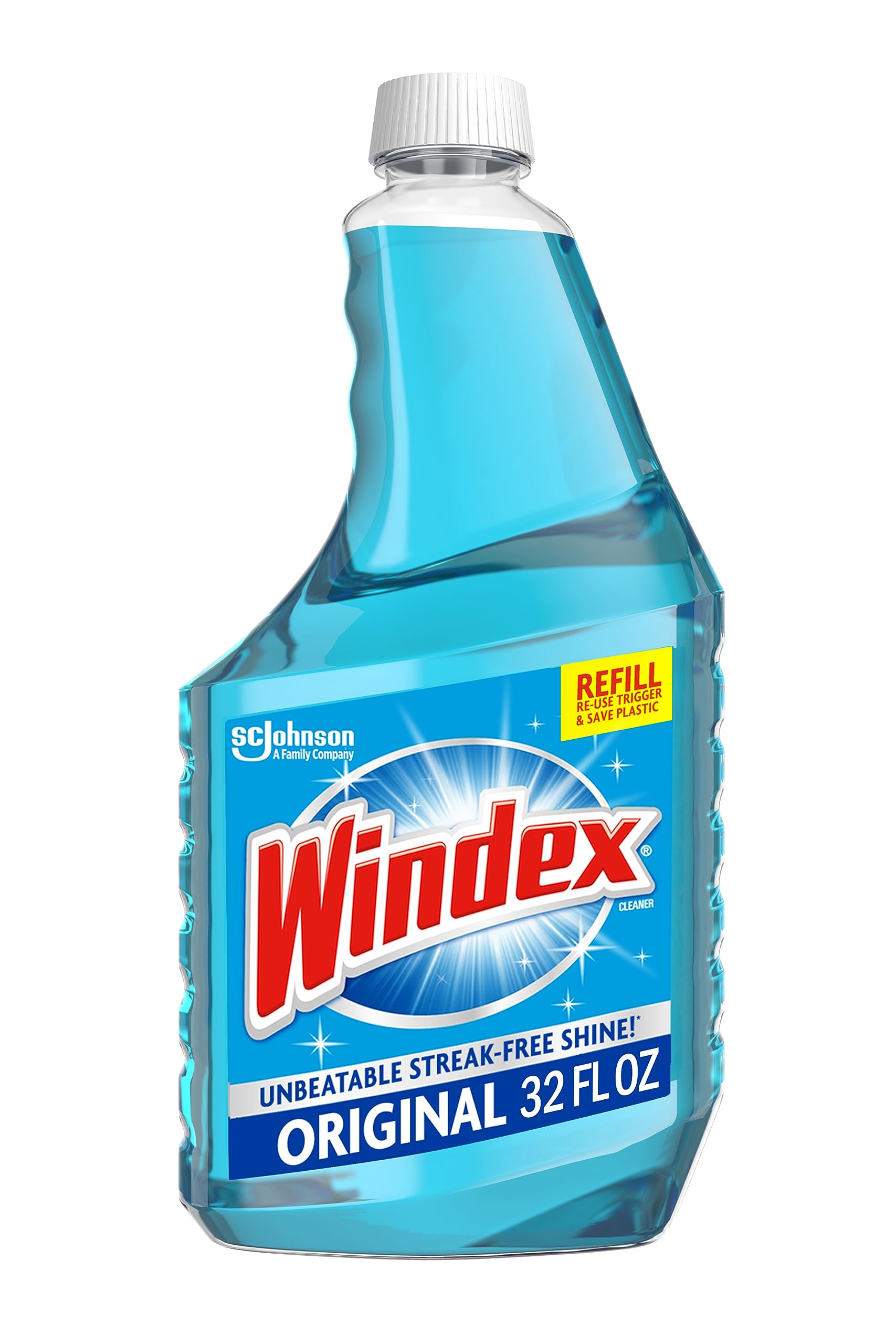 Windex Glass and Window Cleaner Spray Bottle, 23 Fl Oz