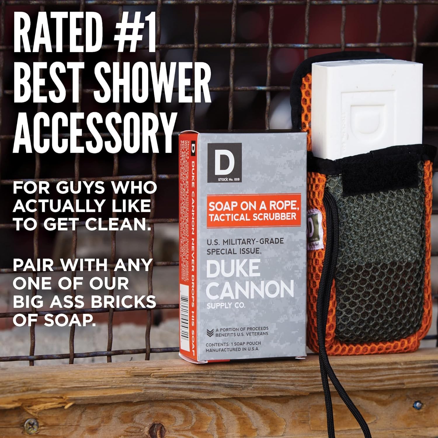 Duke Cannon Tactical Scrubber Soap Pouch