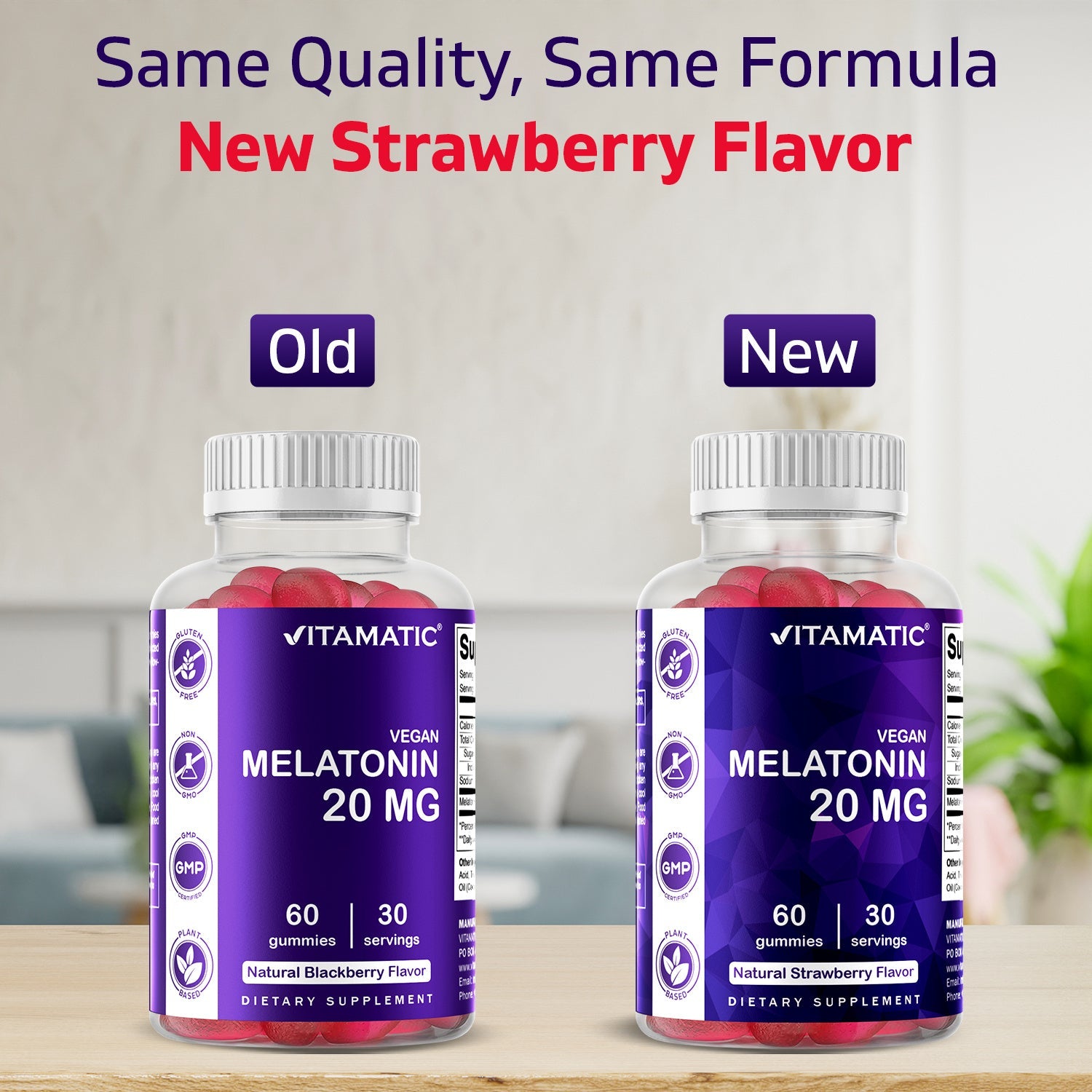 Melatonin 20mg Sleep Gummies by Vitamatic – 60 Count