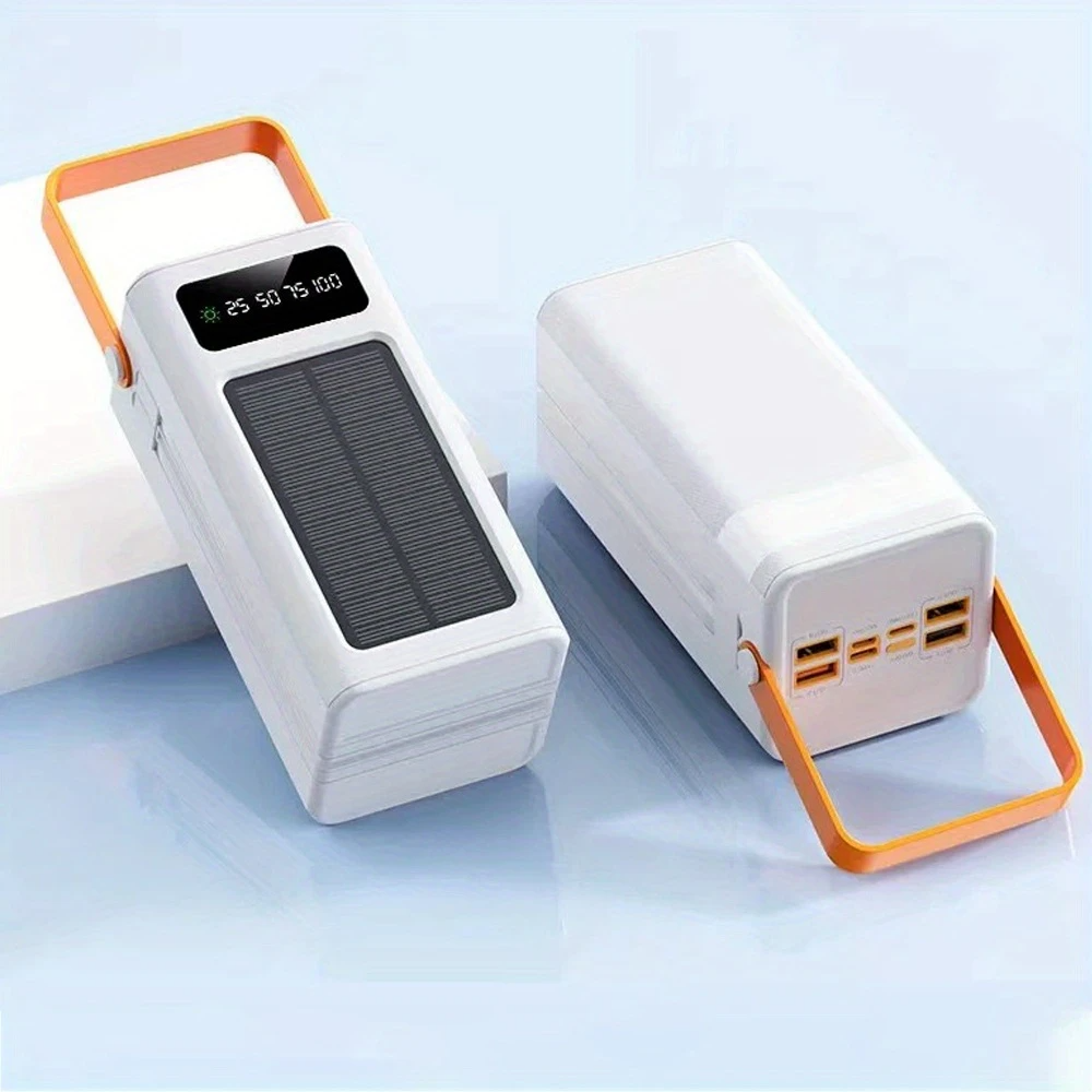 60000mAh Large Capacity Solar Power Bank Mobile Power Supply