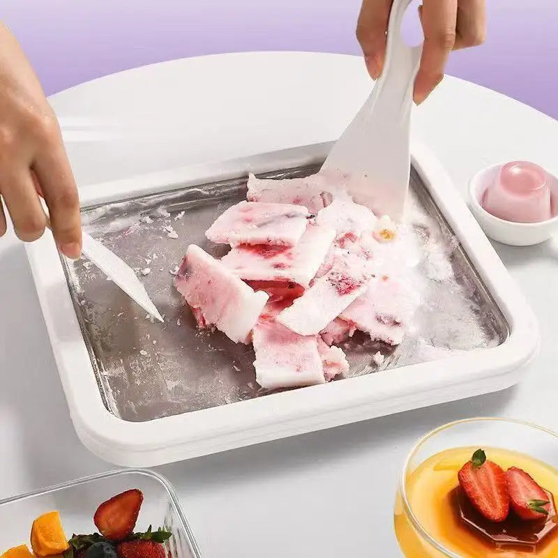 Multifunctional Rolled Ice Cream Maker Pan