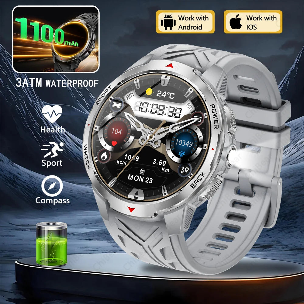 T-Rex3 Ultra 1100mAh Battery Smart Watch Men