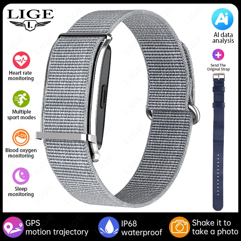 Smart Fitness Bracelet – Heart Rate & Sleep Monitor