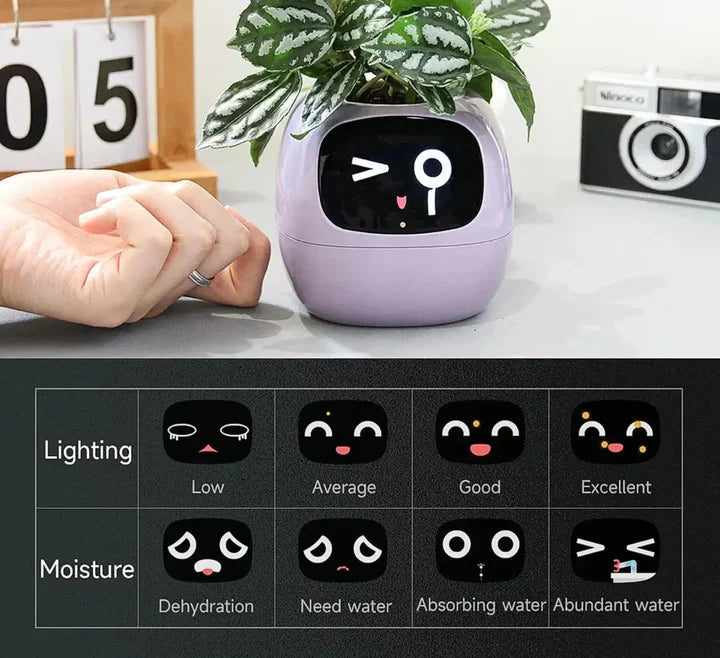 Smart AI Plant Pot Planter