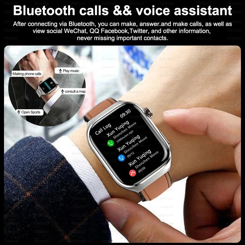 ECG Smart Watch Women BT Call Heart Rate