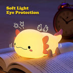Cute Axolotl Silicone Nursery Sleeping Lamp