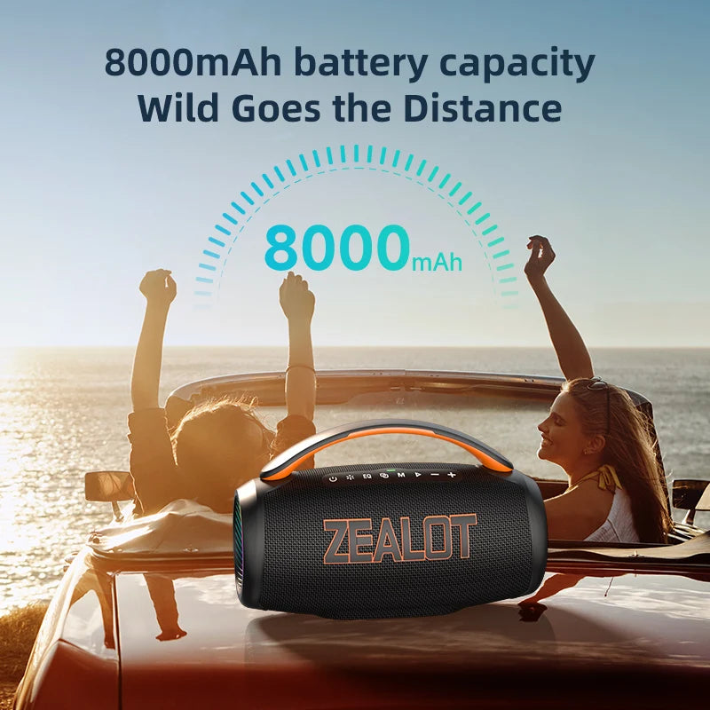 Zealot-P12 Speaker 60W Portable Bluetooth Speaker