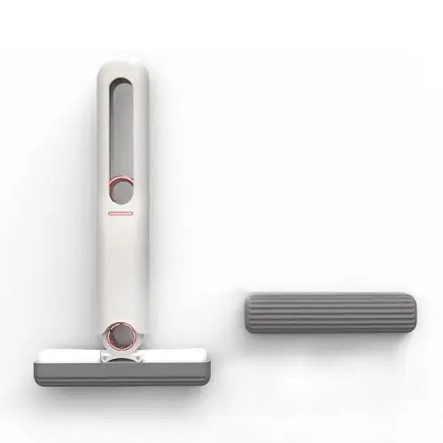White handheld vacuum cleaner with gray spomge